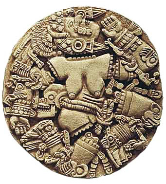 Coyolxauhqui diosa azteca de la Luna
