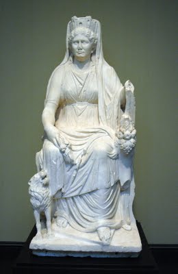 Cibeles, Diosa de la Madre Tierra - Mitologia Griega - 